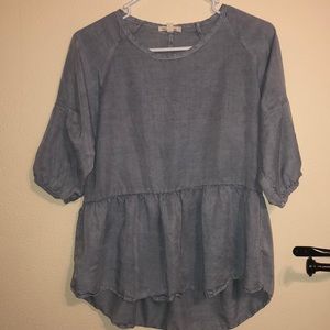 Chambray Top